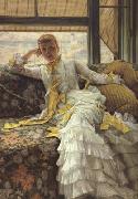 James Tissot July (Specimen of A Portrait) (nn01) oil painting artist